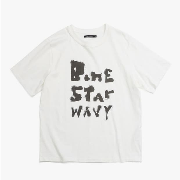 [4] 해칭룸 Bone Star Wavy Tee 
