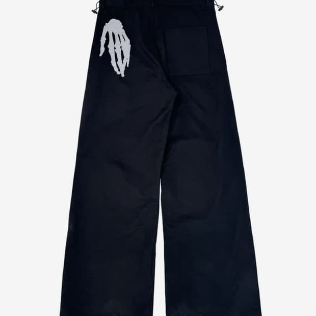 탄산마그네슘 손뼈 블랙 팬츠