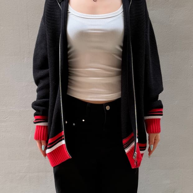 ARMANI EXCHANGE Loose Knit Jacket