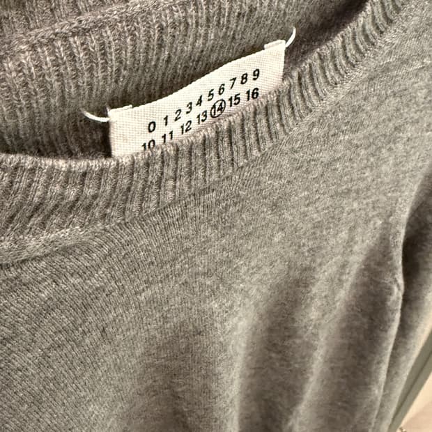 Maison margiela grey knit