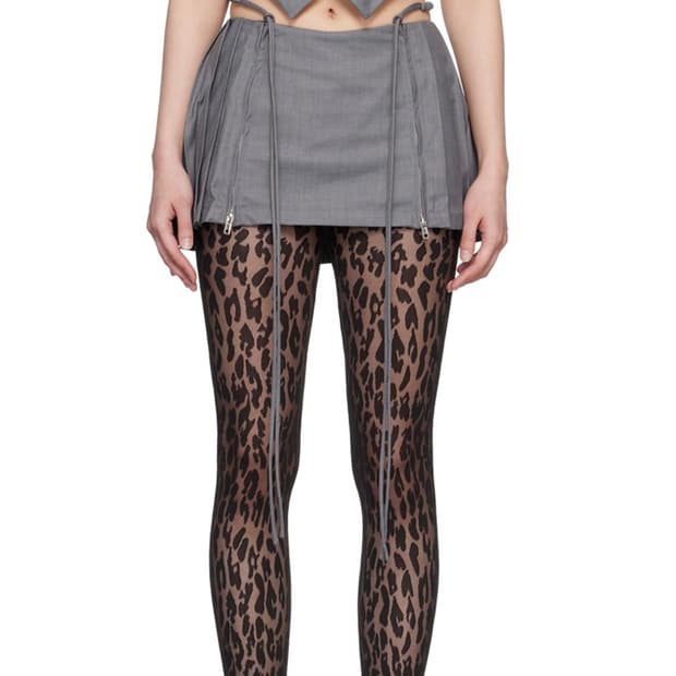 nodress 로우웨이스트 플리츠 미니스커트 s 