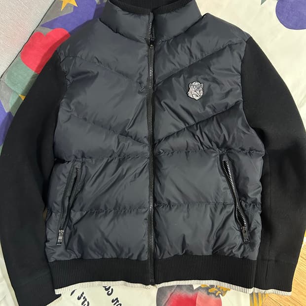 메종키츠네 골프니트패딩XL