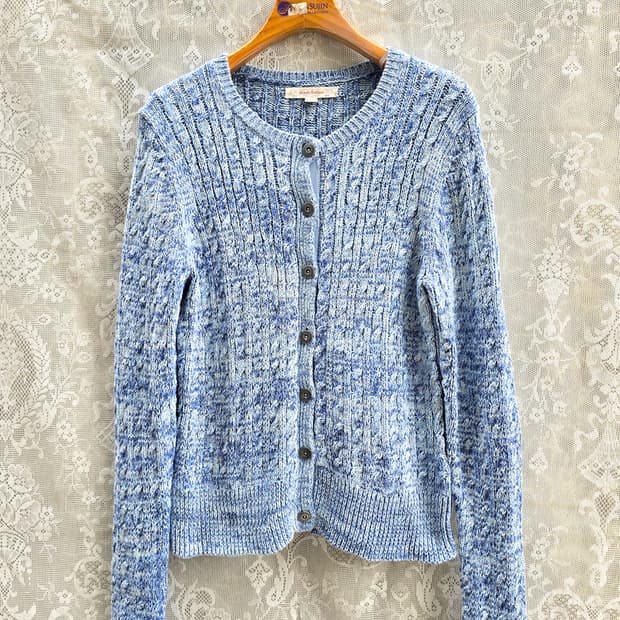 브룩스 브라더스 꽈배기 코튼 가디건