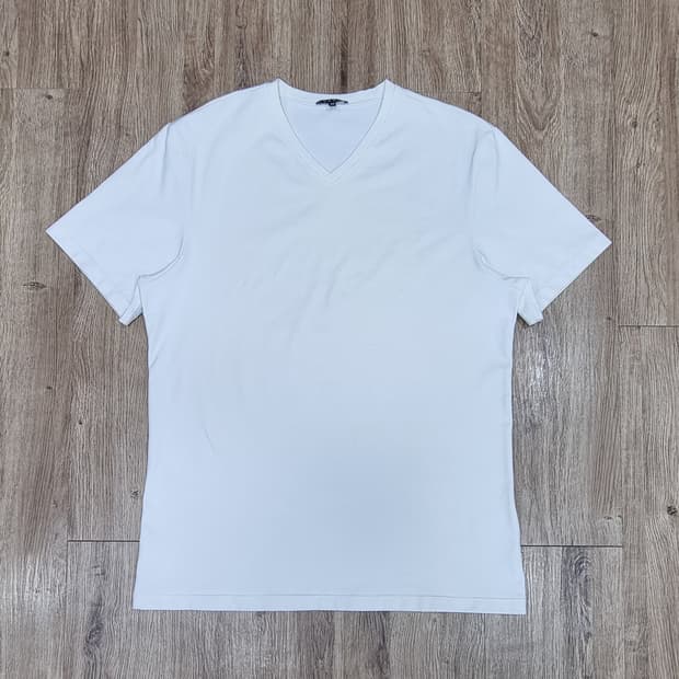 띠어리 브이넥 루즈핏 반팔 L~XL _ 여성, 실측 확인