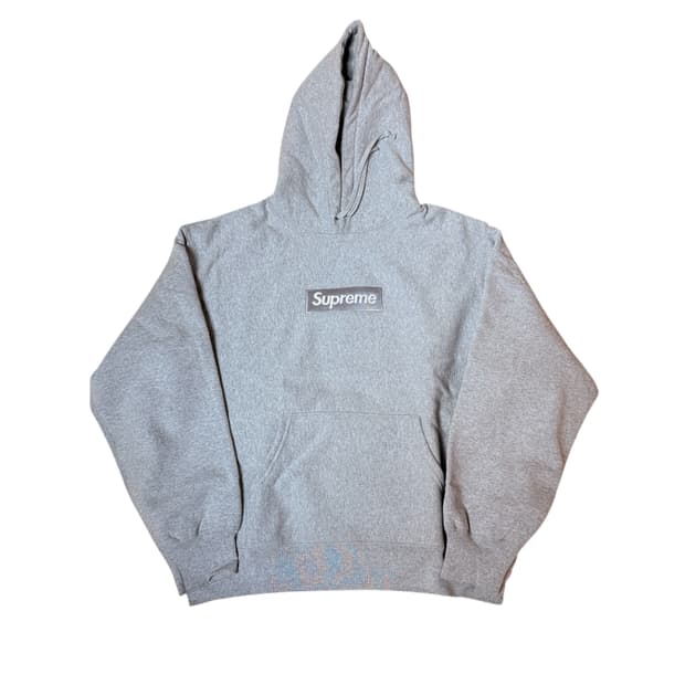 슈프림 24fw 박스로고 그레이 M