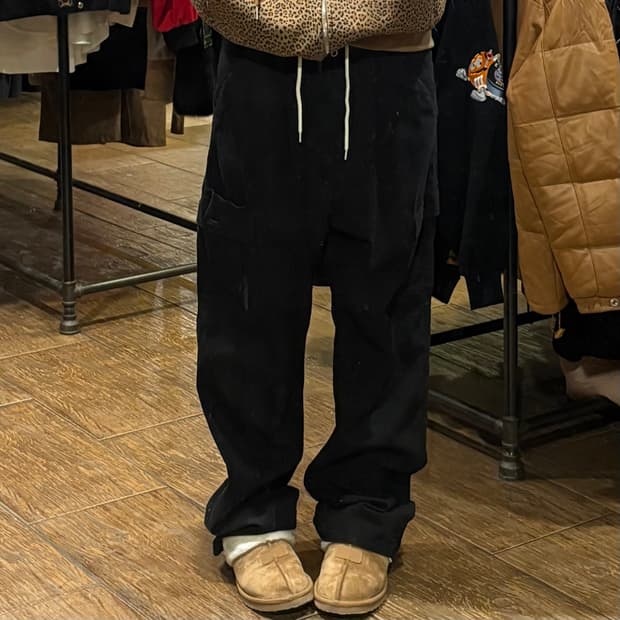 [HI] VTG 카고 팬츠 블랙