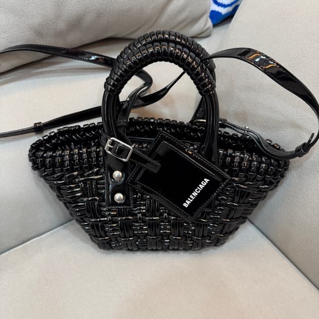 발렌시아가 XXS 비스트로 바스켓백 