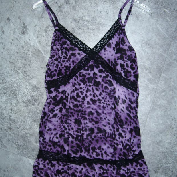 Purple Leopard Top
