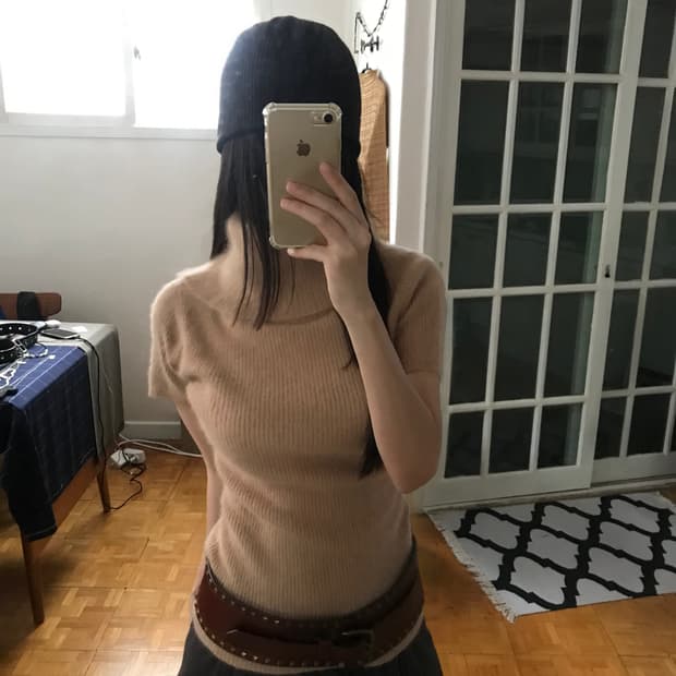 vintage turtle neck knit
