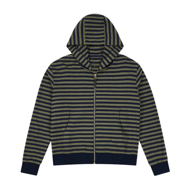 사파리스팟 원웨이 스트라이프 후드집업