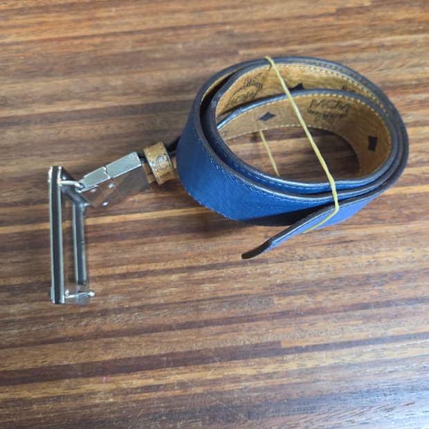 엠시엠 가죽 벨트 98cm