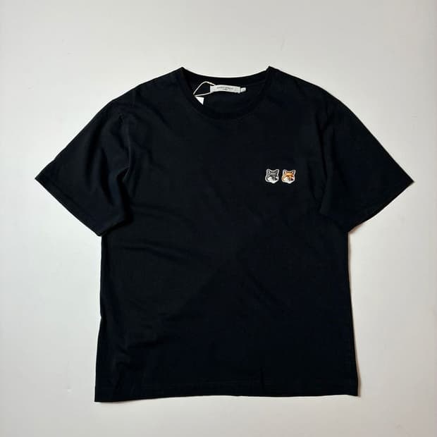 메종키츠네 22ss 더블폭스 헤드 반팔 티셔츠 PN8561