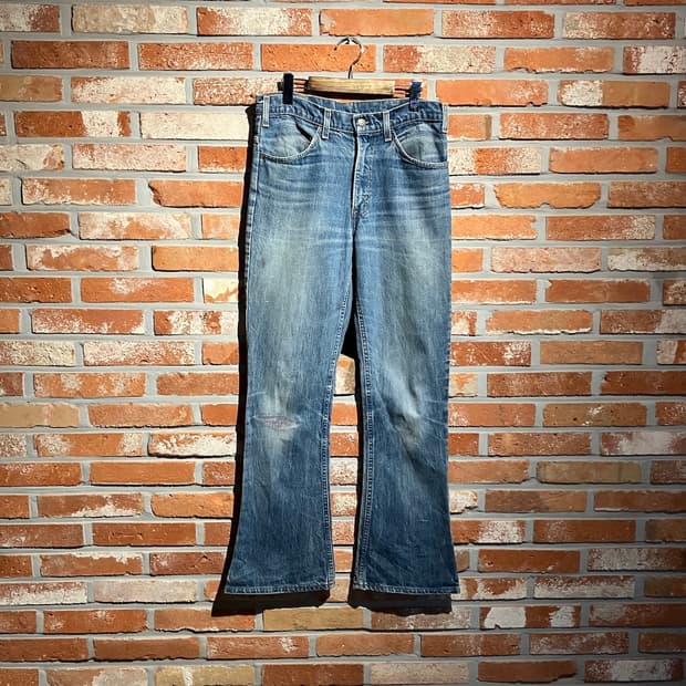 80s USA 빈티지 리바이스 646 벨바텀 부츠컷 데님 팬츠