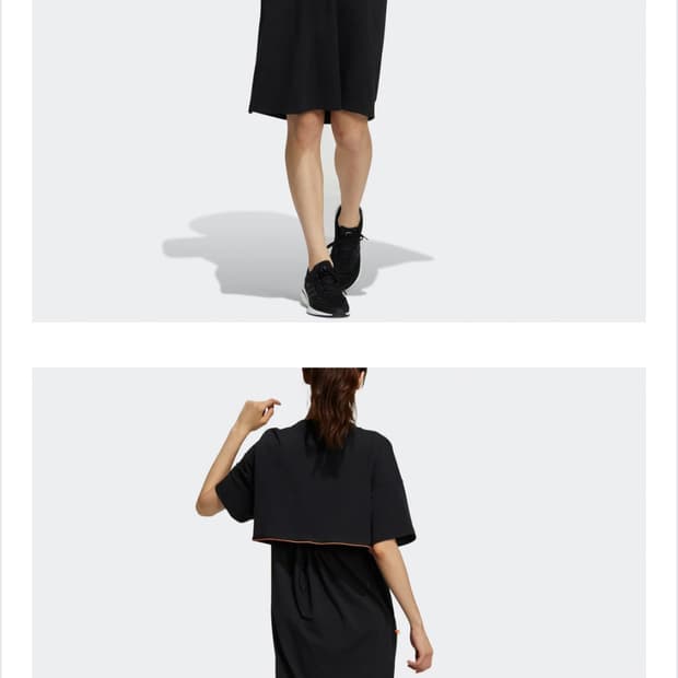 아디다스 테크 EX 드레스뒷트임 반팔 원피스 S