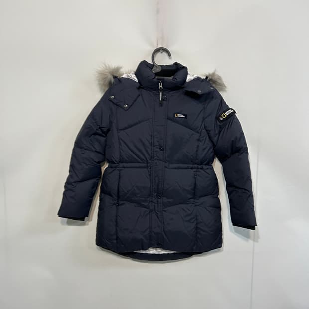 내셔널지오그래픽 키즈 여아 롱패딩 140 상태최상