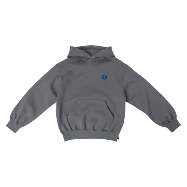 [S,M,L,XL] 아이앱 스튜디오 아이앱 패치 후디 그레이