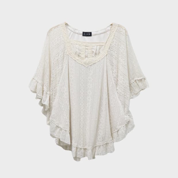 FJER 자수 블라우스 66461