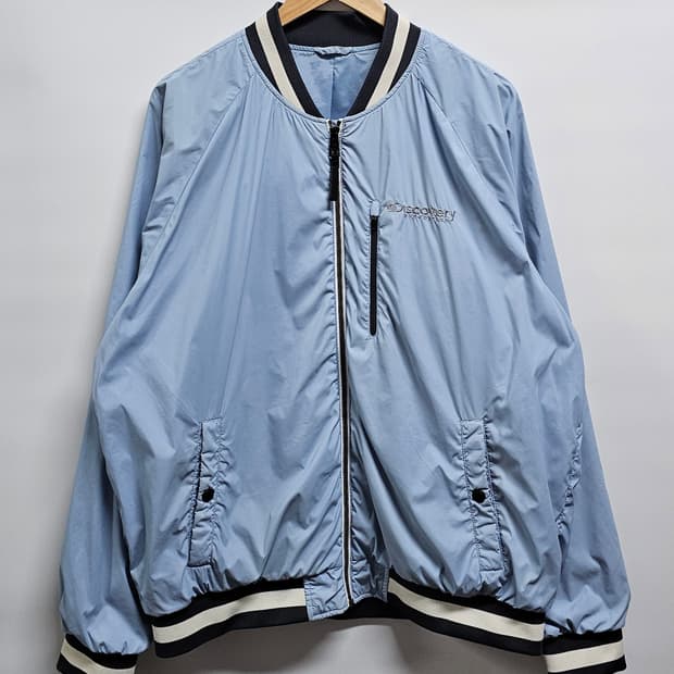 디스커버리 스카이블루 블루종 자켓 110