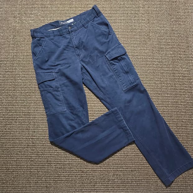 칼하트 카고 워크팬츠 네이비