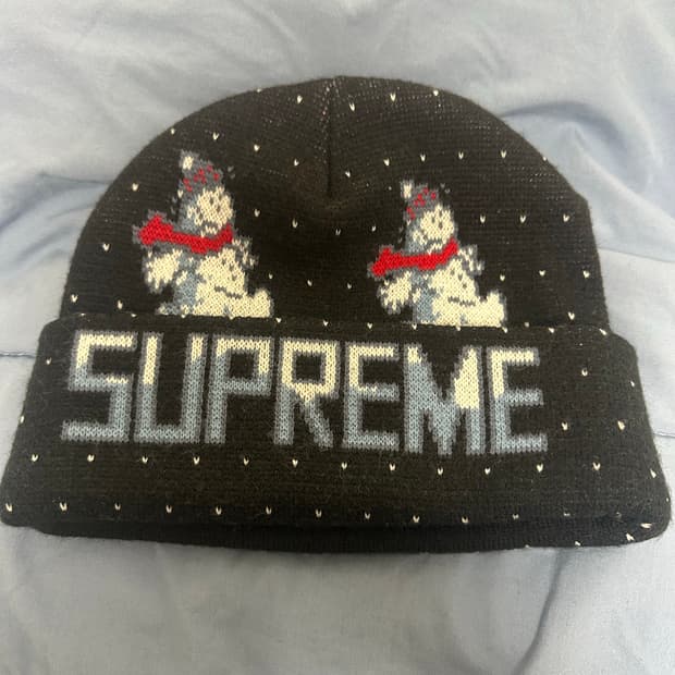 Supreme Snowman Beanie Black 슈프림 비니