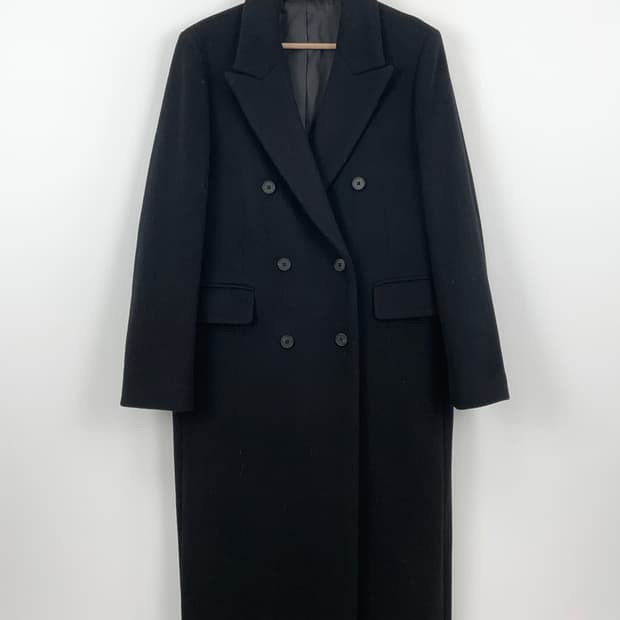 무신사 스탠다드 캐시미어 블렌드 더블 롱 코트