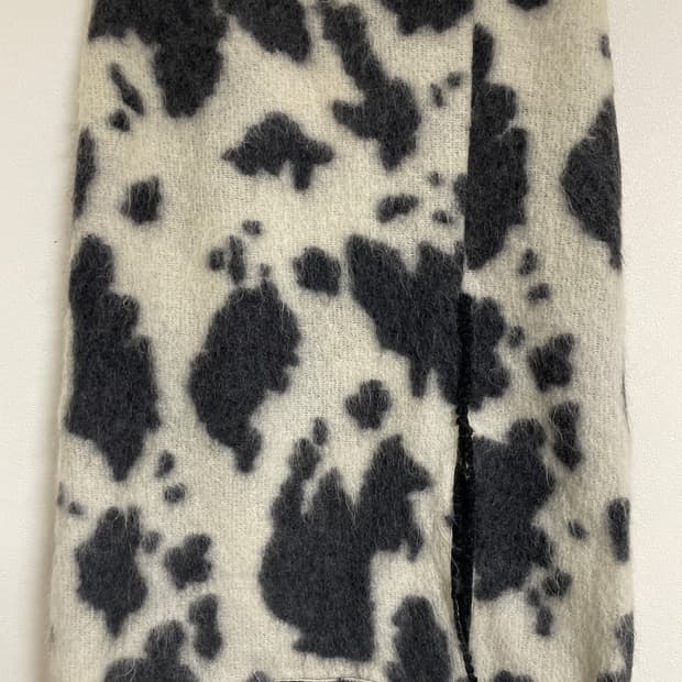 모스키노 모헤어 얼룩맣치마