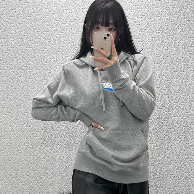 나이키 올드스쿨 반티지 클럽 프렌치 테리 풀오버 후드티 L C09653