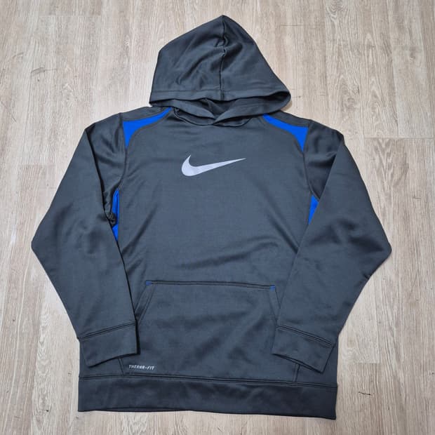 나이키 써마핏 빅 스우시 로고 기능성 후드티