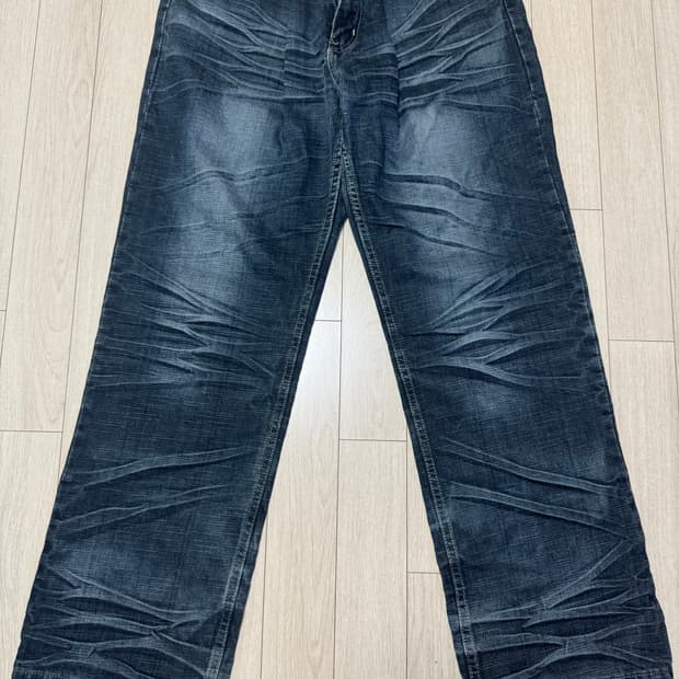 빈티지 자수포인트 워싱팬츠