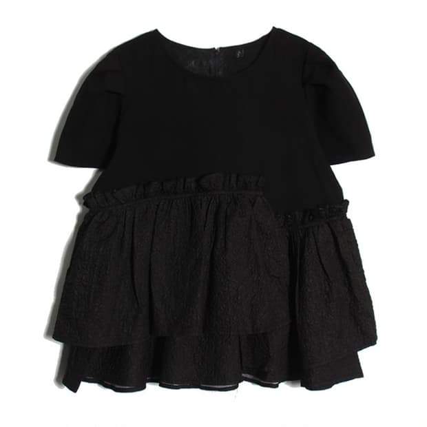 아방가르드 쇼트 슬리브