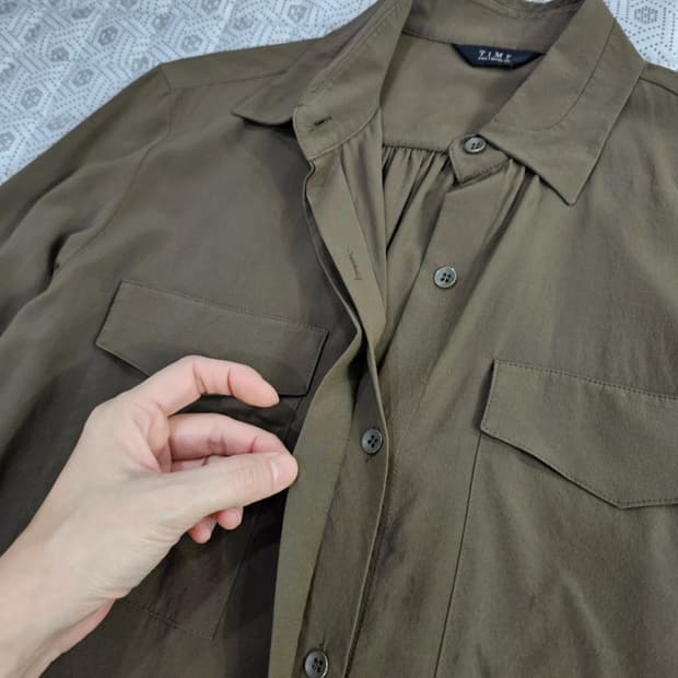 한섬 타임 TIME 블라우스 셔츠 ~FREE