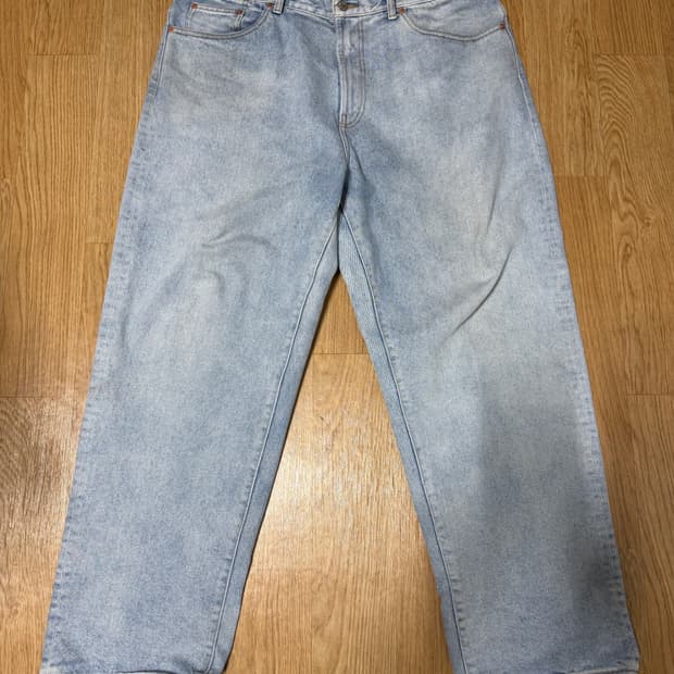 슈프림 배기 진 더티 인디고 - 23SS