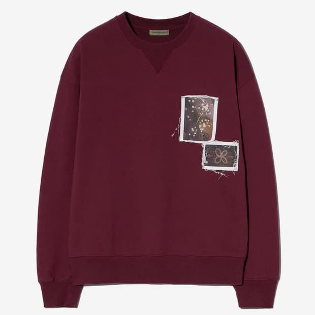 마틴플랜 스웻셔츠 버건디색상 팔아요