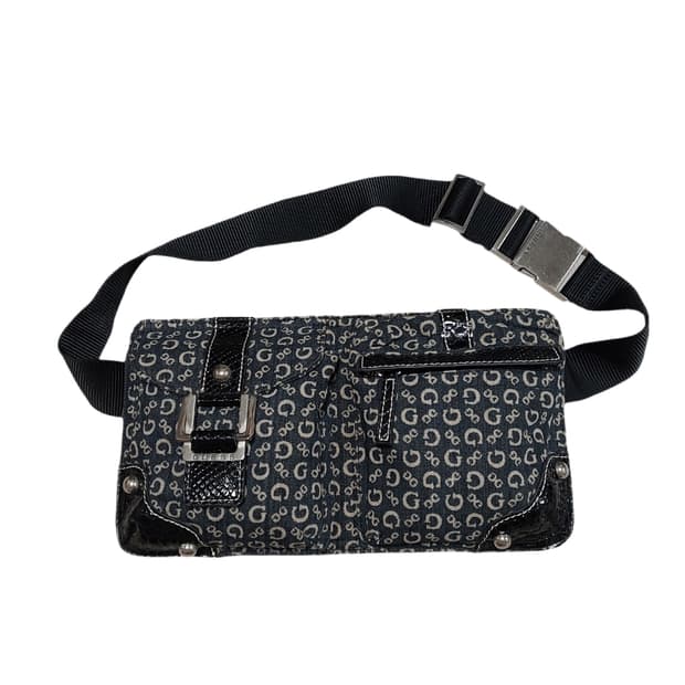 게스 GUESS 데님 힙색