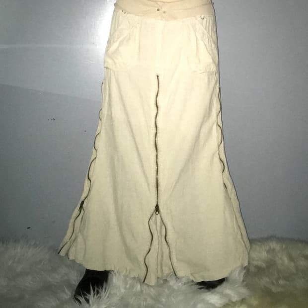 Goa 고아 롱스커트 베이지 