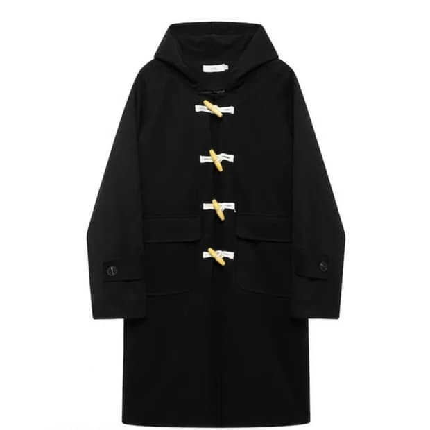 블랙 떡볶이 코트