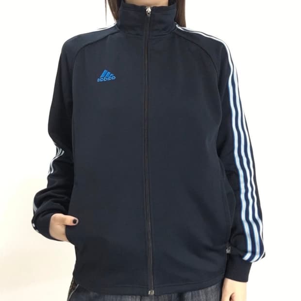 남색 아디다스 져지