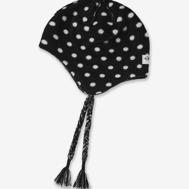 aeae EARFLAP BEANIE [BLACK] 도트 비니