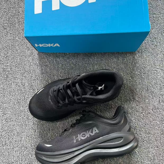 호카 본디 9 와이드 블랙 블랙 265mm