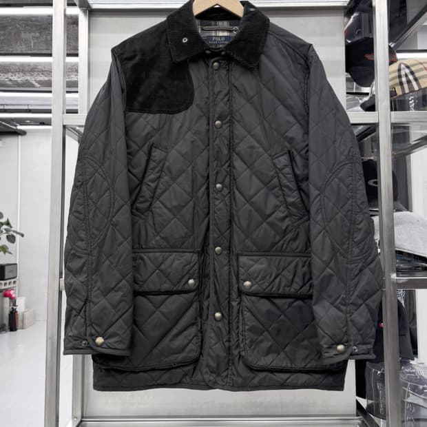 폴로랄프로렌 캠튼 퀼팅 자켓 경량 패딩 블랙