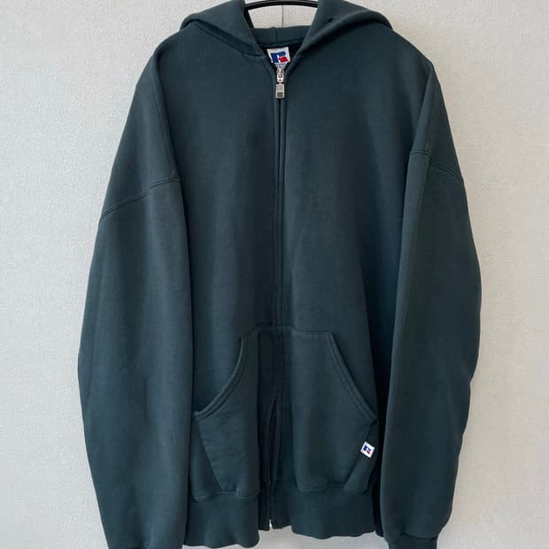 90s russell athletic hoodie zip 러셀