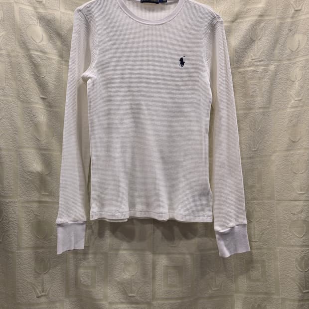 폴로 랄프로렌 와플 긴팔티 90