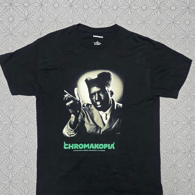 타일러 더 크리에이터 CHROMAKOPIA 미국 투어 머천 티셔츠