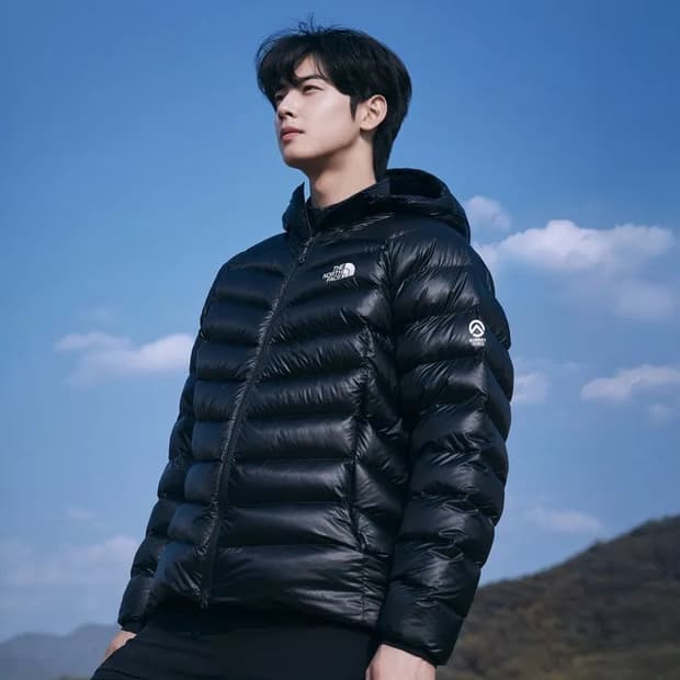 [XL] 노스페이스 써밋 마테호른 경량 다운 블랙