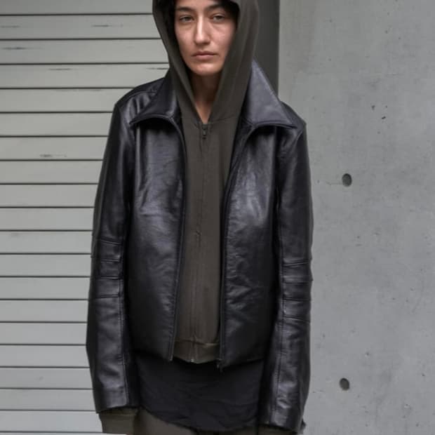 [구매] 머듈 어펜딕스 레더 자켓 블랙 사이즈 2