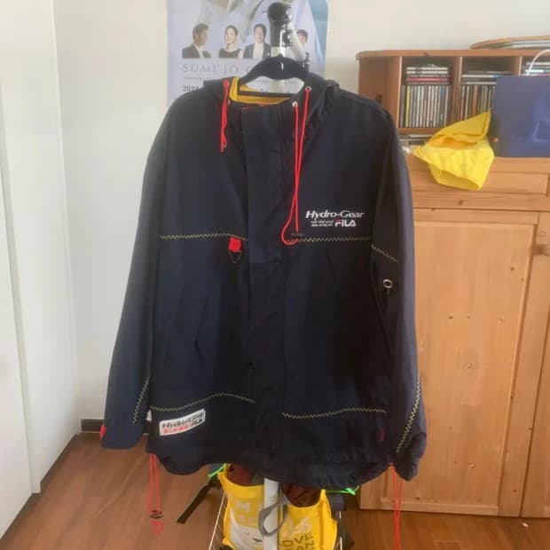 휠라 네이비 바람막이 자켓 105