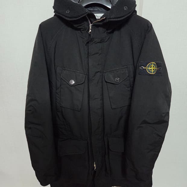 스톤아일랜드 DAVID TC DOWN 블랙 2018FW