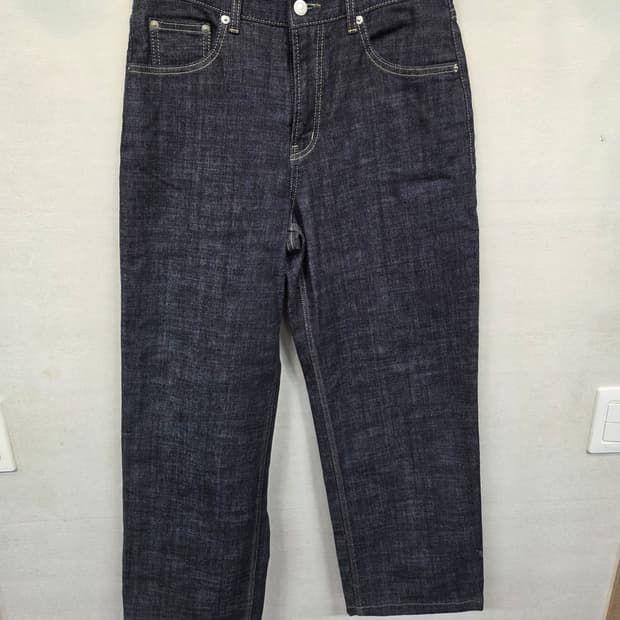 모드나인 셀비지 와이드 데님팬츠 27 28 