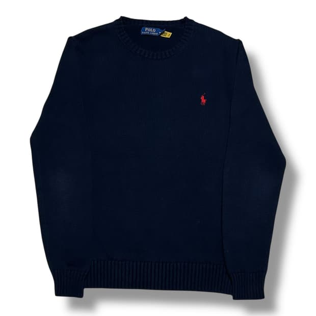 Polo Ralph Lauren 정품인증 네이비 코튼 니트