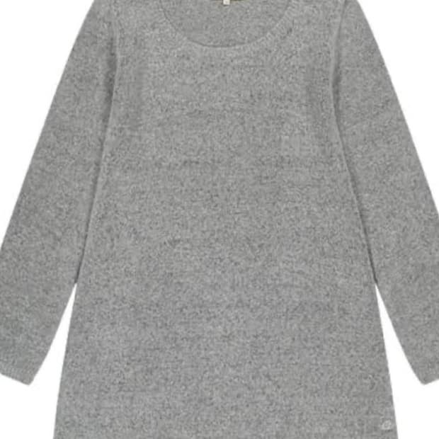코이세이오 부클 니트 원피스 그레이